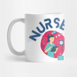 Nurse camp T shirt Mug